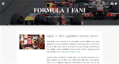 Desktop Screenshot of f1fanas.lt