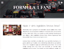 Tablet Screenshot of f1fanas.lt